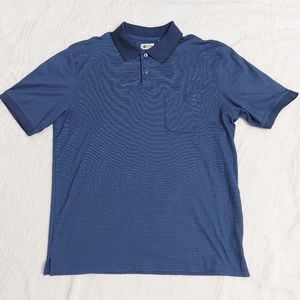 Haggar Clothing Blue Polo Large